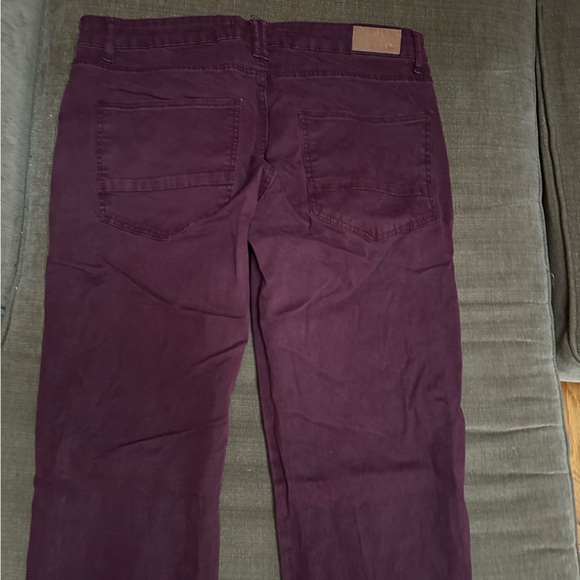 Zara Man Burgundy Red Pants - Picture 2 of 5